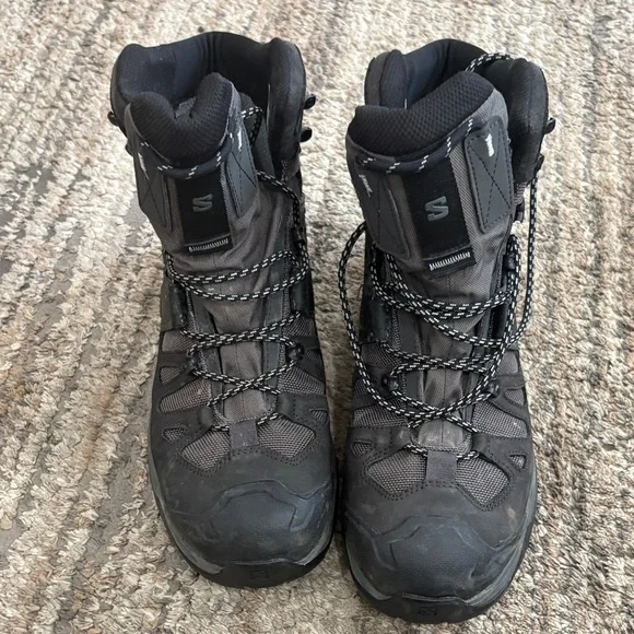 Salomon Quest 4D GTX Men's Boots - Black and Gray - Picture 2 of 8
